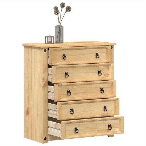 vidaXL Predalnik Corona 80x40x89 cm trdna borovina Cene