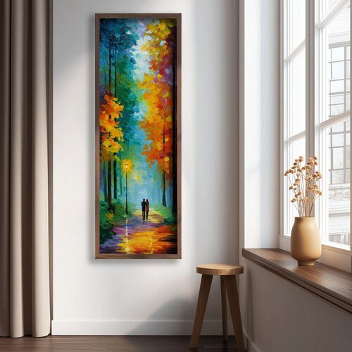 WALLXPERT LAC121-150 Multicolor Decorative Framed MDF Painting Cene