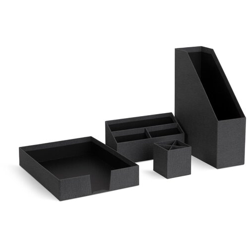 Bigso Kartonasti organizatorji v kompletu 4 ks Hugo Canvas Paper Laminate – Cene