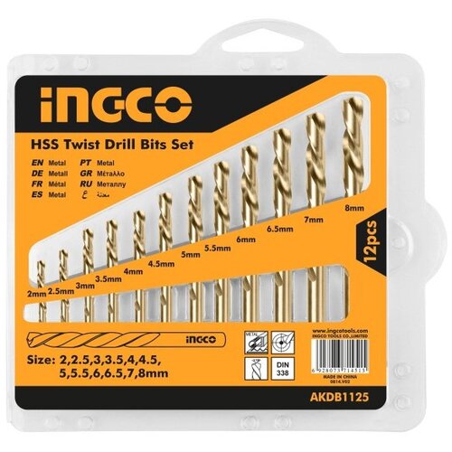 Ingco set borera hss 12/1 AKDB1125 Cene