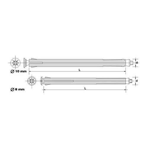 Shumee PRIKLJUČEK ZA PRITRDITEV OKVIRJA 10*200MM, (21392273) Slike