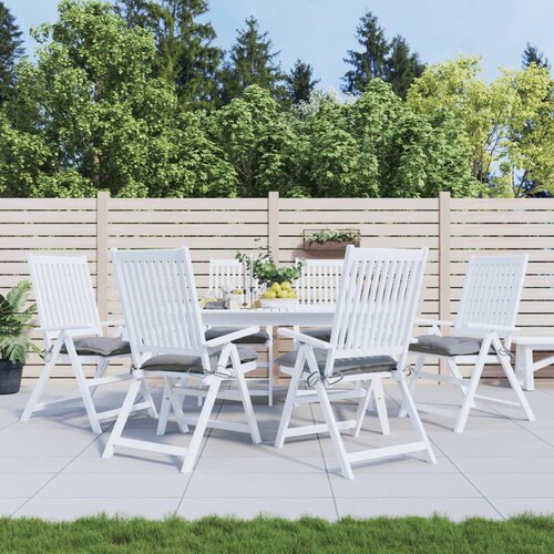  Jastuci za stolice 6 kom sivi 50 x 50 x 7 cm od tkanine Oxford Cijene