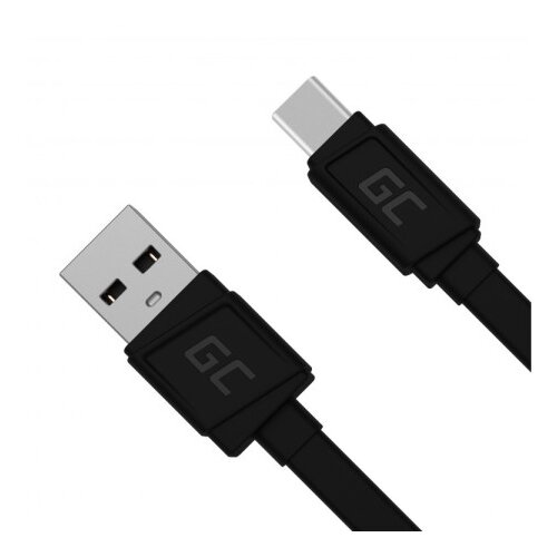 Green cell Kabl KABGC03 USB-C Flat 25 cm crni Cene