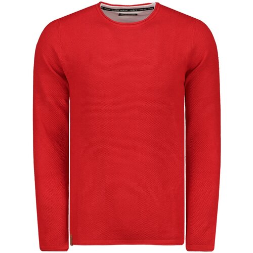 Ombre Muški džemper E121 crveni Cene