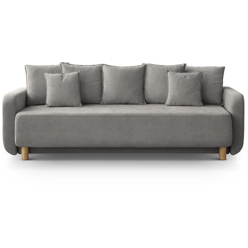 Micadoni Siva sklopiva/s prostorom za odlaganje sofa 231 cm Elen &amp;ndash; Slike