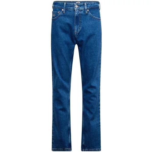 Tommy Jeans Traperice plavi traper / crvena / bijela