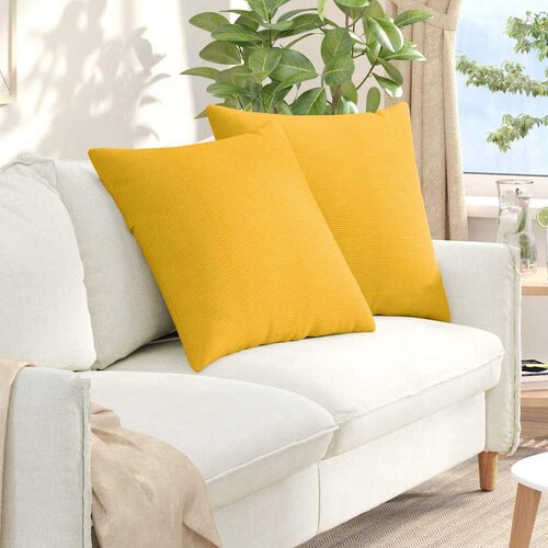  Jastučići za sofu 2 pcs Svijetlo žuta 60 x 60 cm Cijene