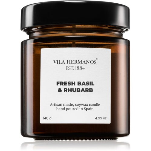 Vila Hermanos Apothecary Fresh Basil & Rhubarb dišeča sveča 140 g Cene