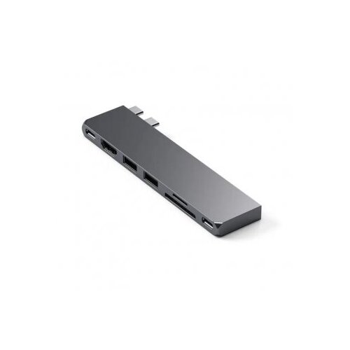 Satechi Type-C Pro Hub Slim - Space Gray Cene