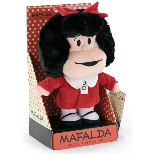  Pli&amp;scaron;ana igračka Mafalda - Mafalda u crvenoj haljini, 27 cm Slike