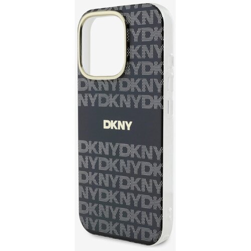 Dkny Repeat Pattern Tonal Stripe Magsafe iPhone 16 Pro Black Ovitek za telefon Vijolična Slike