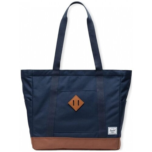 Herschel Nahrbtniki Heritage Tote - Navy/Saddle Brown Modra Slike