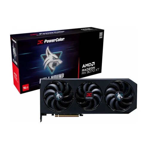 PowerColor Graficka karta RX 9070 XT Hellhound AMD/16GB/GDDR6/256 bit/crna Cene