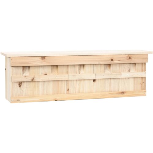 vidaXL Hišica za vrabce s 5 prostori 68x15x21 cm les jelke Cene