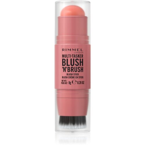 Rimmel London Multi-Tasker Blush'N'brush rumenilo u olovci s kistom nijansa 100 Cotton Candy 8 g Cijene