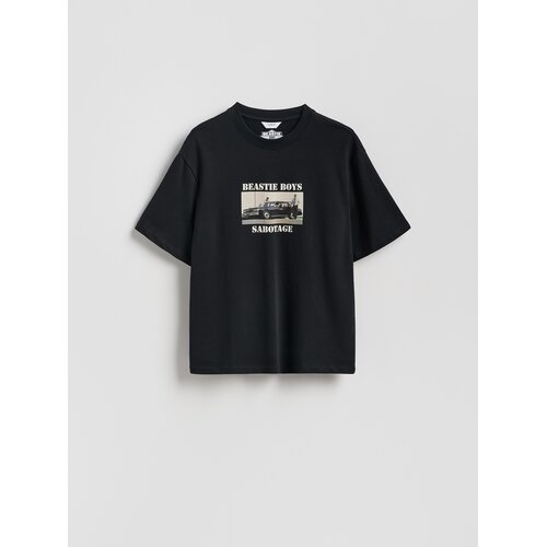 Reserved MEN`S T-SHIRT - crno Cijene