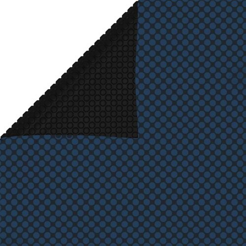  Plutajući PE solarni pokrov za bazen 549 x 274 cm crno-plavi Slike