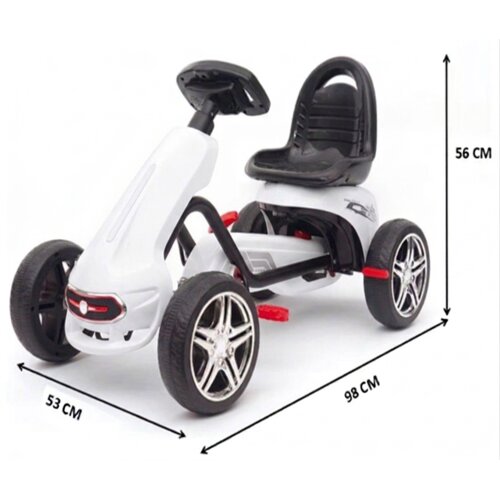Baby Karting mini na pedale Y-PC086 BELA Slike