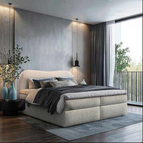 Chameo POSTELJA Z VZMETNICO 180 cm x 200 cm , tekstil bež Cene