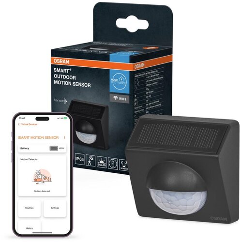Osram Spoljni solarni senzor pokreta SMART+ 3,7V antracit IP65 Wi-Fi 800 mAh Cene