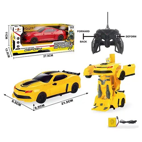Magic Toys RC &Scaron;portni avtomobil Camaro z možnostjo preoblikovanja v robota na daljinsko upravljanje v dveh različnih barvah Cene