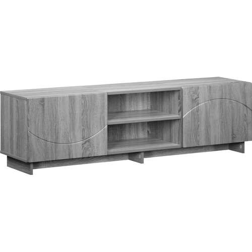  TV stalak 140 x 34,5 x 40 cm Siva Sonoma Konstruirano drvo Slike