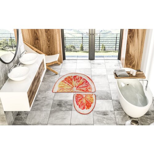 Greyfurt djt multicolor bathmat set (2 pieces) Slike