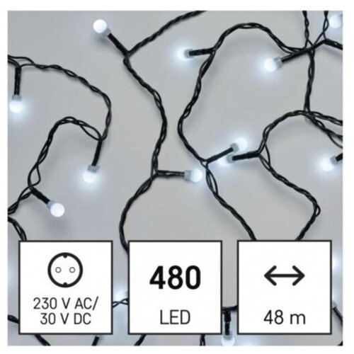 Emos lighting LED božična cherry veriga – kroglice 48 m D5AC05 Cene