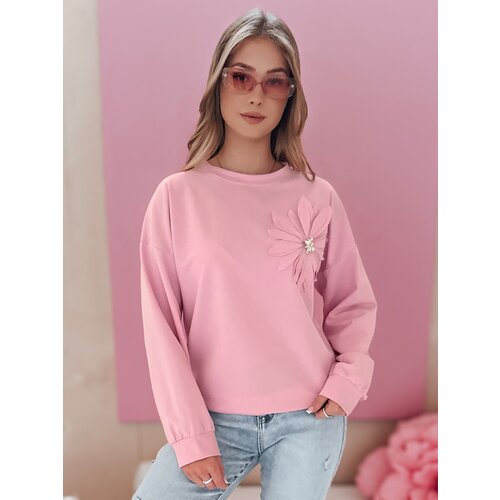DStreet Bluza damska one size oversize FLORINE różowa Cijene