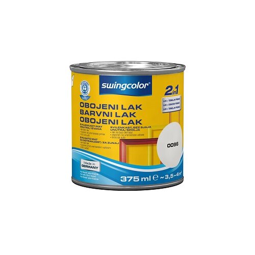SWINGCOLOR Akrilni barvni lak (svilenkasto mat; barva: sivo bela; 375 ml) Slike