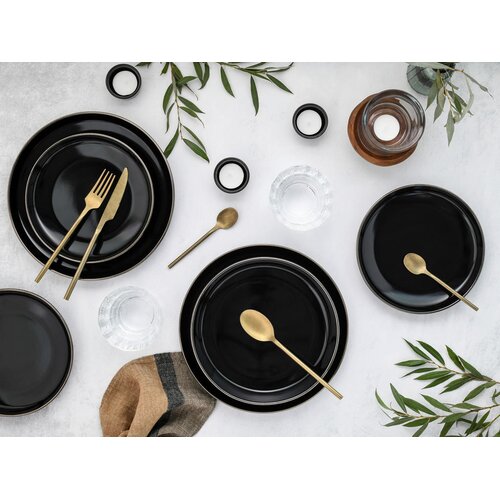 Creatable JEDILNI SERVIS Nordic Festive Schwarz Slike