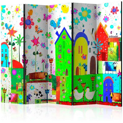  Paravan u 5 dijelova - Happy farm II [Room Dividers] 225x172 Slike