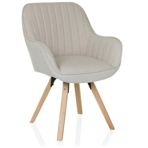 MID.YOU Naslanjač Scandi Soft, Krem Barva Slike
