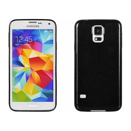  Gumijasti / gel etui Candy Case za Samsung Galaxy S6 Edge+ - črni