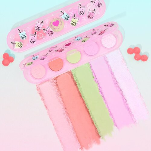 Revolution Bubble Tea Mini Matchi Palette paleta sjenila za oči 4 g Slike