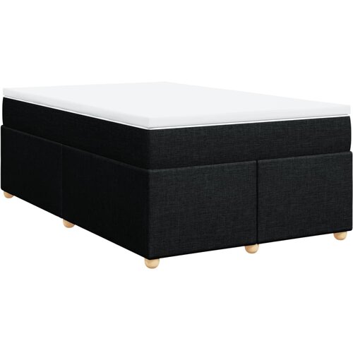 Maison Chic Box spring postelja - Vzmetna postelja z vzmetnico črn 120x200 cm blago SL11661, (21883274) Cene