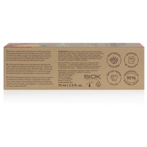 Ecodenta dečija pasta za zube bez fluora COSMOS ORGANIC Slike