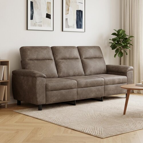 SOFA Tamnosiva 214 x 90 x 95 cm Umetnička suknja koža Cene