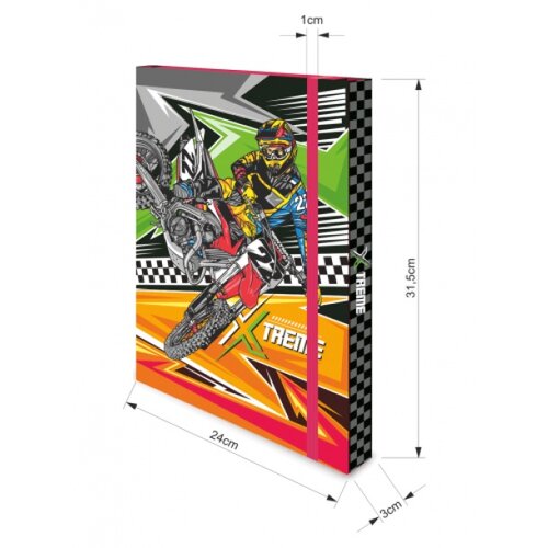  Fascikla a4 3d box motorcycle extreme ( 78913 ) Cene