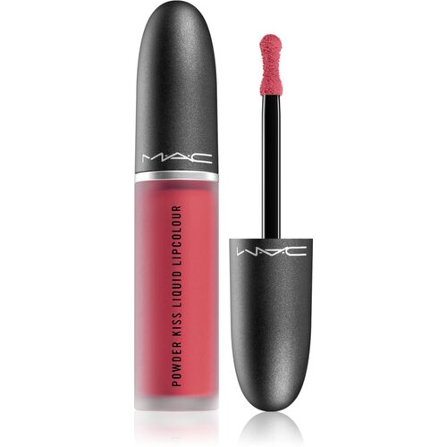 MAC Cosmetics Powder Kiss Liquid Lipcolour mat tekoča &amp;scaron;minka odtenek A Little Tamed 5 ml Slike
