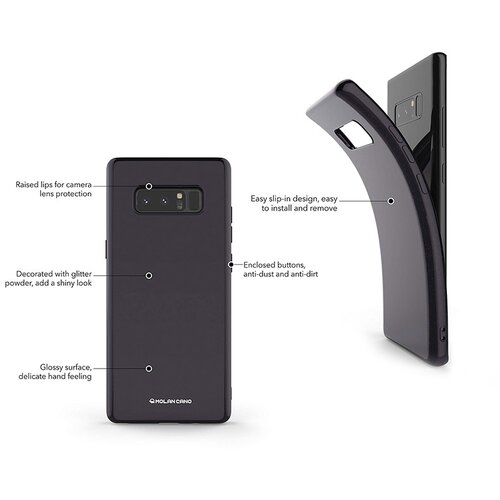  Maska za Huawei P Smart 2021 Flash Powder crna Slike