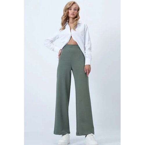 Trend Alacati Stili ženske pantalone Alc-X14432, maslinaste Cene