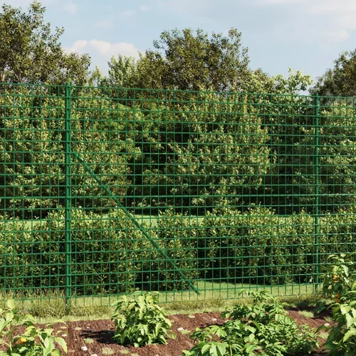vidaXL Ograda od žičane mreže zelena 1 4 x 25 m od pocinčanog čelika