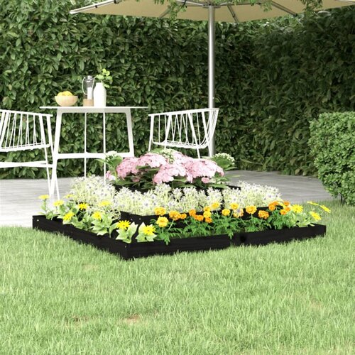  Sadilica crna 110x110x27 cm od masivne borovine Cijene