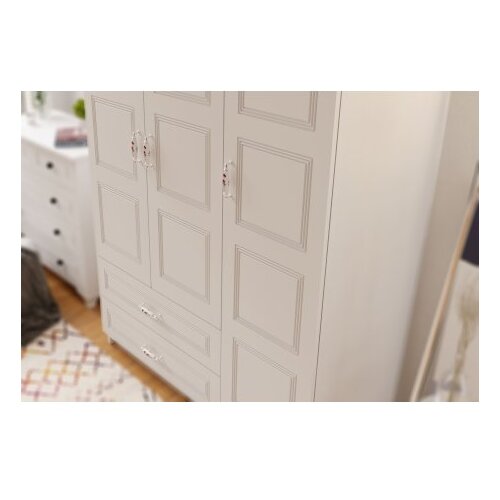 Hanah home Ormar Rb-002, 105x180x52 cm, Bijeli Slike