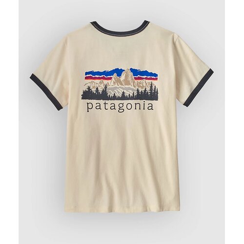 Patagonia Fitz Roy Foothills Ringer T-shirt undyed natural Cene