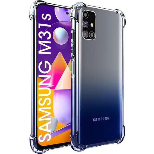Silikonska futrola s ojačanim rubovima za Samsung Galaxy M31S - Prozirna KP23568 Cene