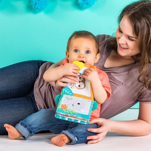 Bright Starts Teether &amp;amp; Rattle grickalica za bebe 3m+ Lion 1 kom Slike