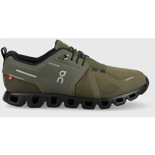 On-running Tekaški čevlji Cloud Waterproof zelena barva, 599884
