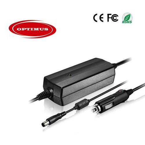 Optimus 90W auto punjač za Dell laptop i tablete (19.5V/4.62A, 7.4x5.0mm) Slike